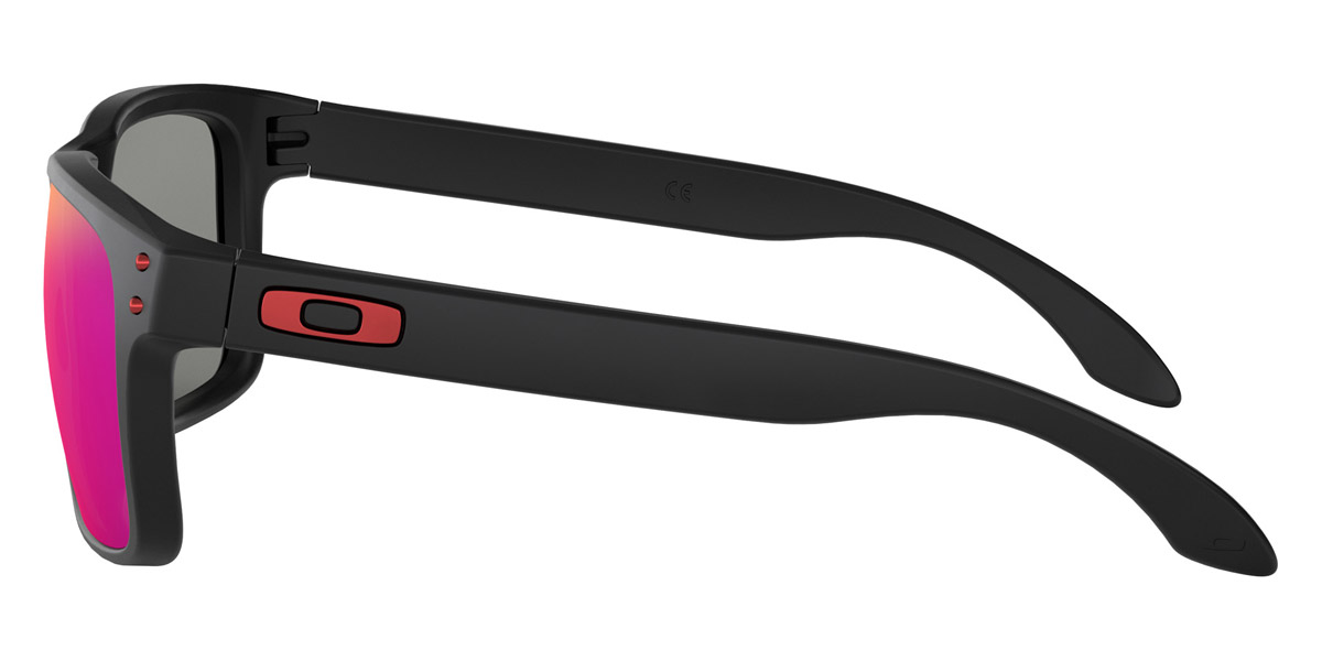 Oakley holbrook matte black red iridium shop