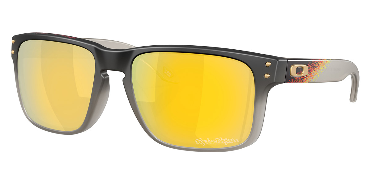 Color: Troy Lee Designs Black Fade (9102AH) - Oakley OO91029102AH55