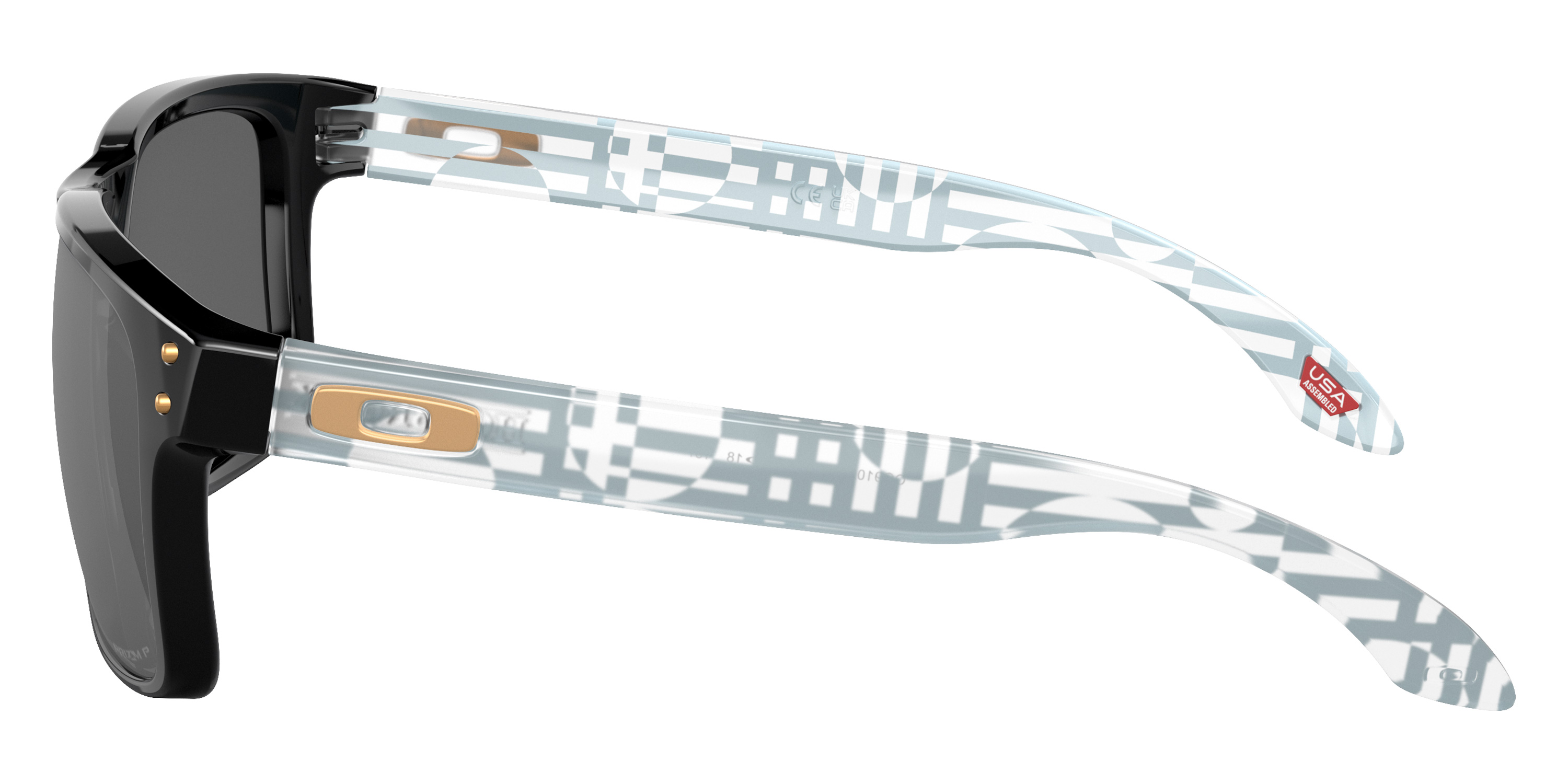 Color: Black/Matte Clear Introspect Print (9102Y7) - Oakley OO91029102Y755