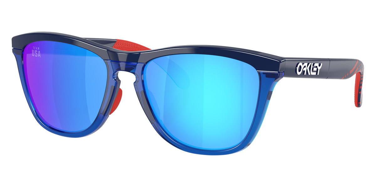 Color: Navy Usa Red Flag Print (928421) - Oakley OO928492842155