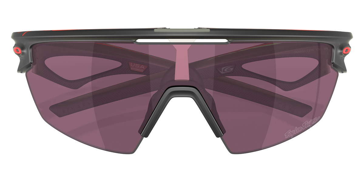 Color: Troy Lee Designs Matte Olive Ink (940322) - Oakley OO940394032236