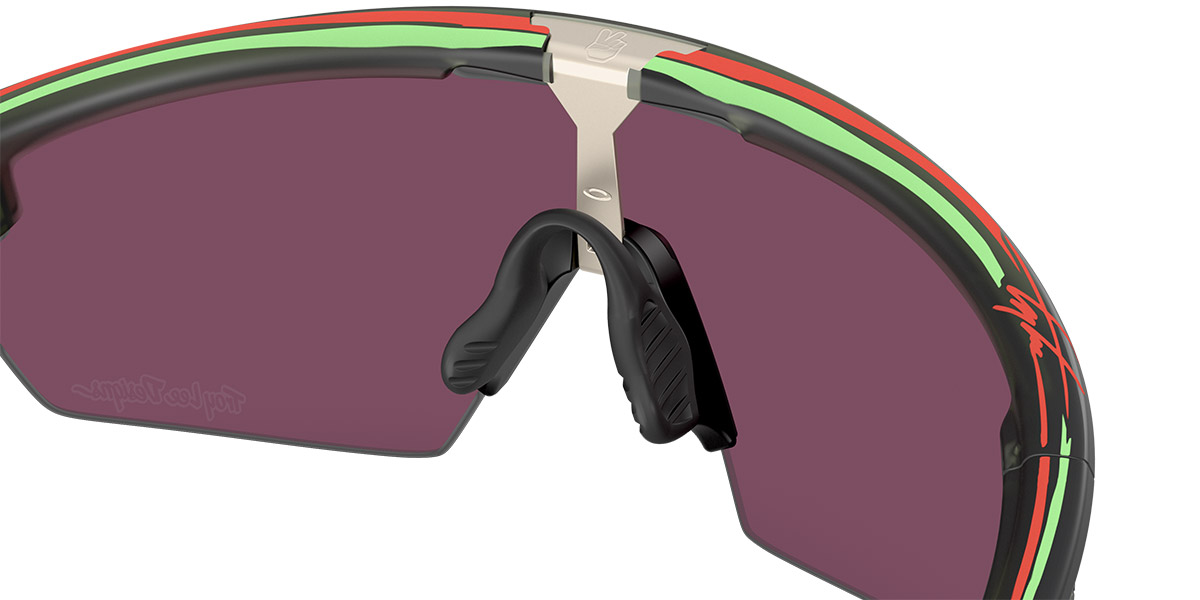 Color: Troy Lee Designs Matte Olive Ink (940322) - Oakley OO940394032236