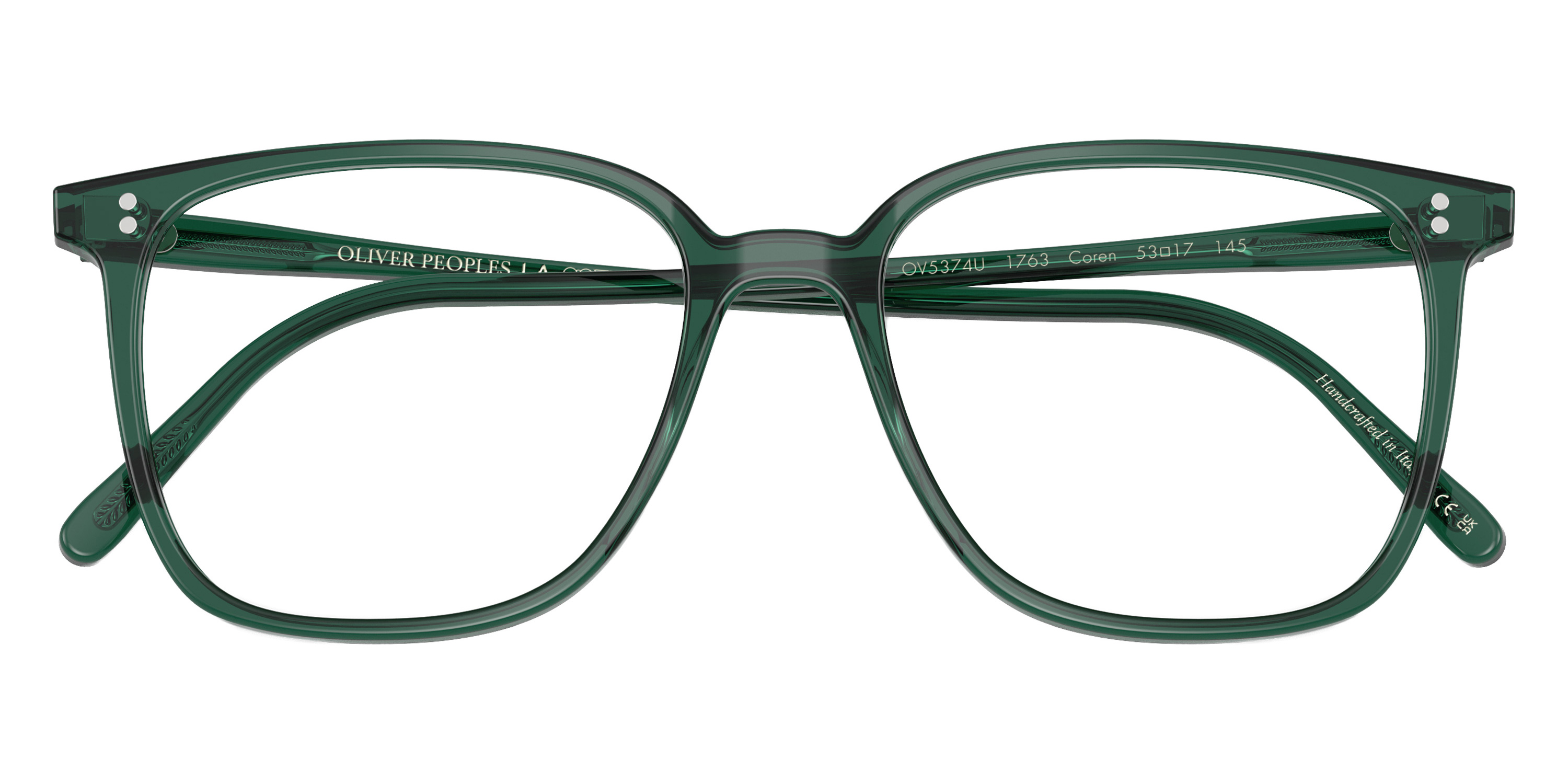 Color: Translucent Dark Teal (1763) - Oliver Peoples OV5374U176353