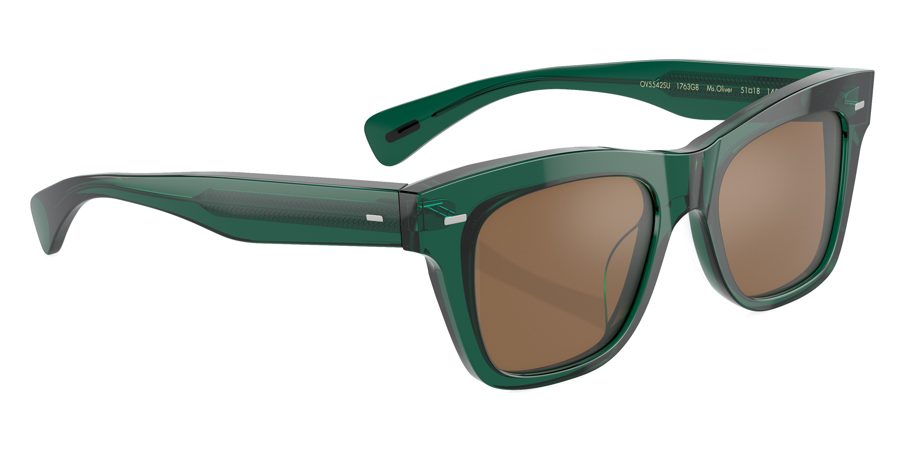 Color: Translucent Dark Teal (1763G8) - Oliver Peoples OV5542SU1763G851