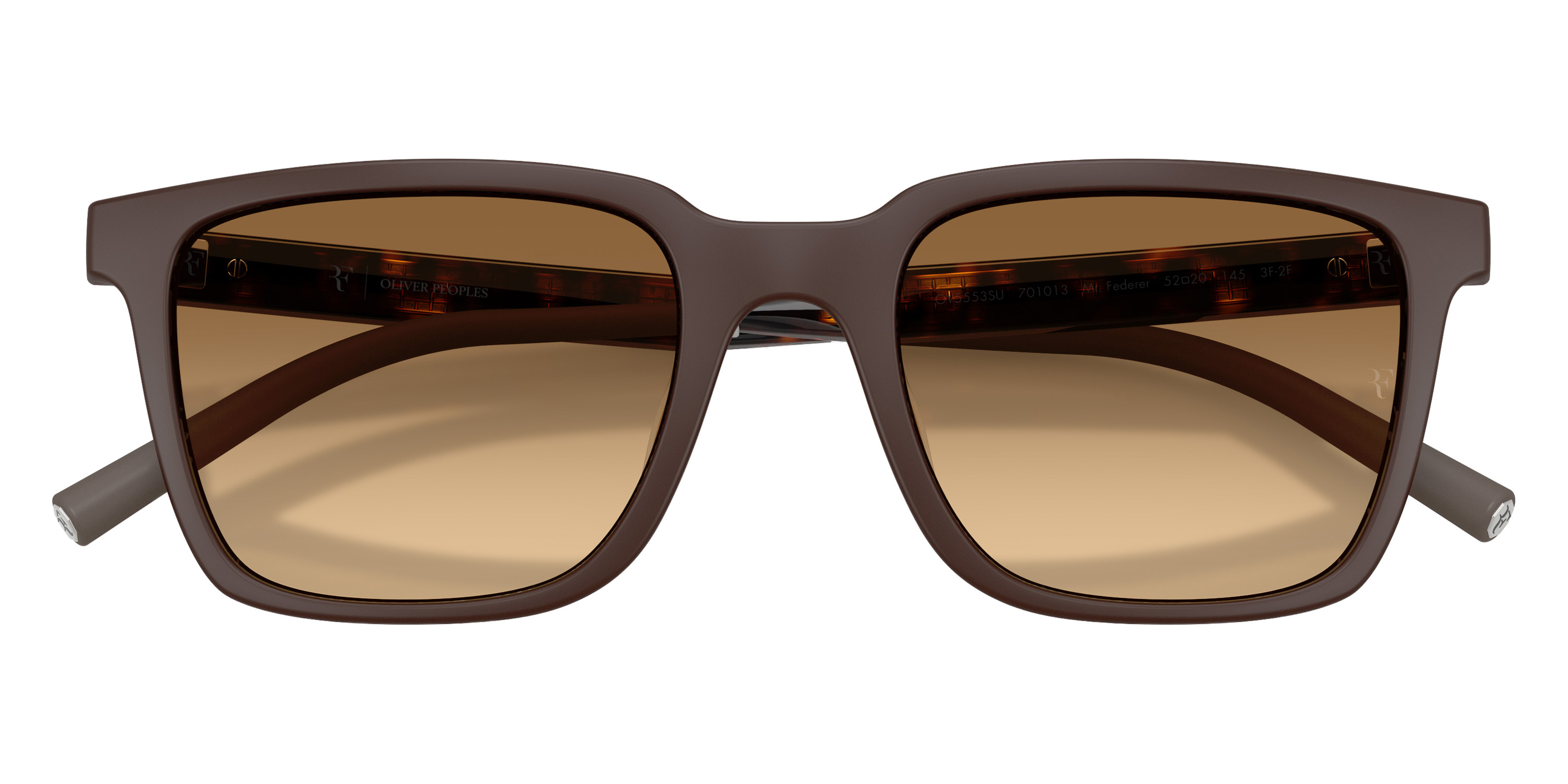 Color: Semi-Matte Dark Brown (701013) - Oliver Peoples OV5553SU70101355