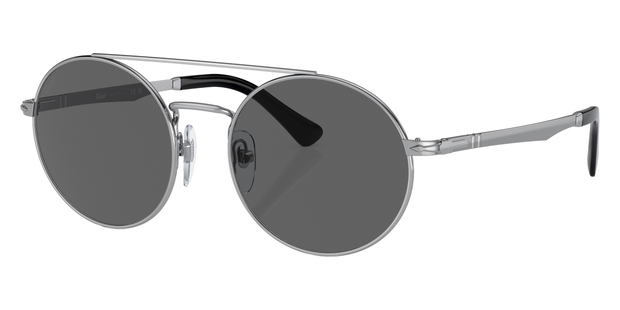 Color: Black/Silver (518/B1) - Persol PO2496S518/B150