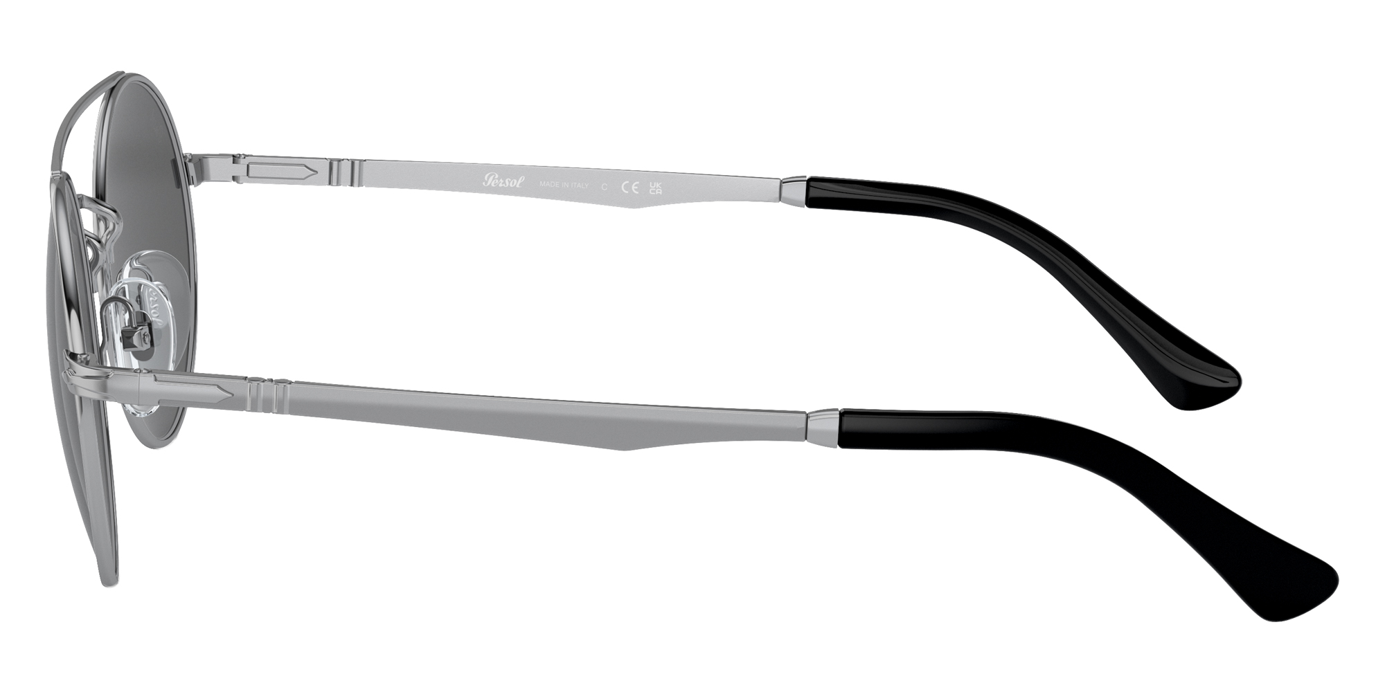 Color: Black/Silver (518/B1) - Persol PO2496S518/B150