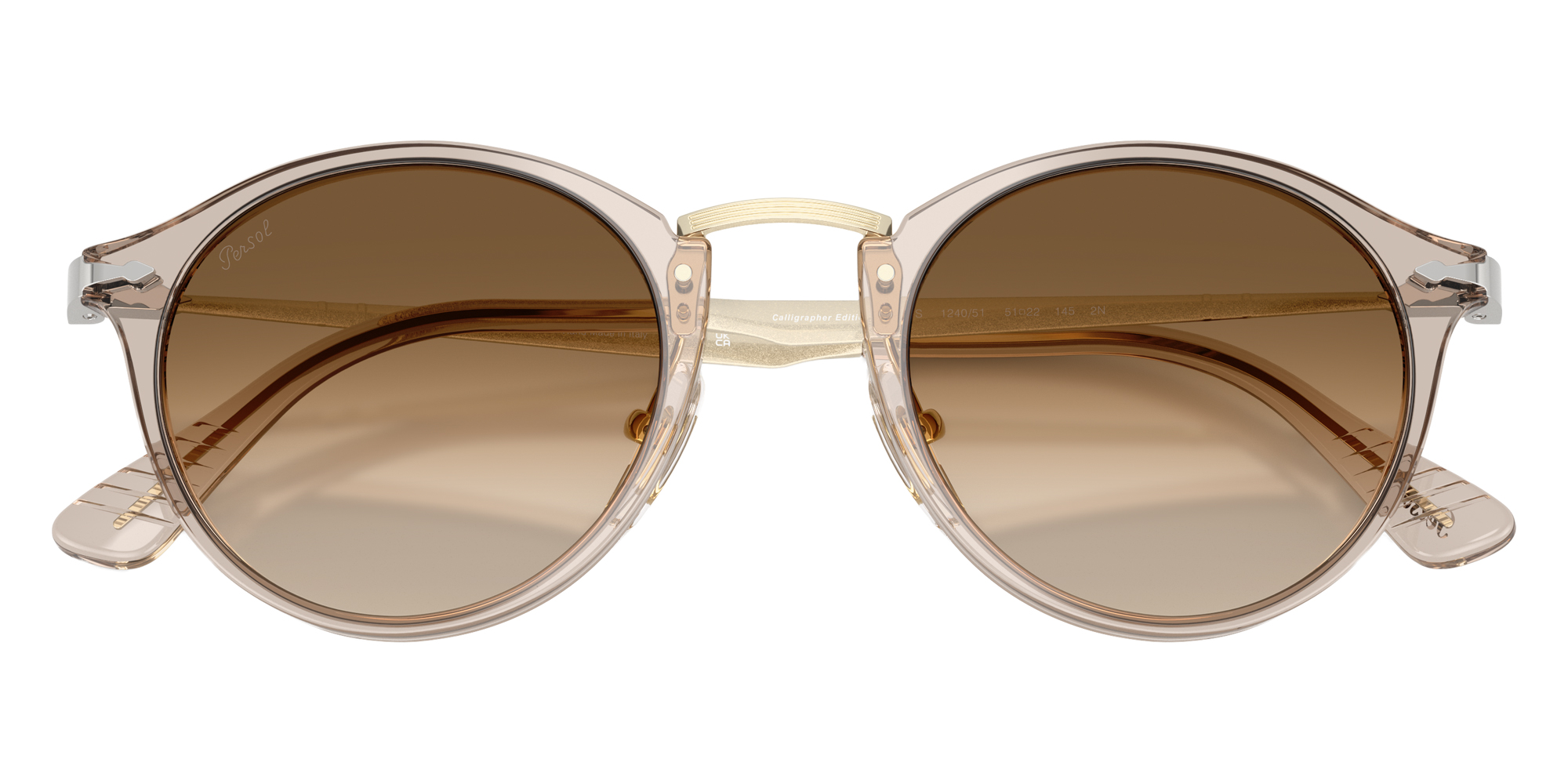 Color: Transparent Brown Gray (124051) - Persol PO3166S12405151