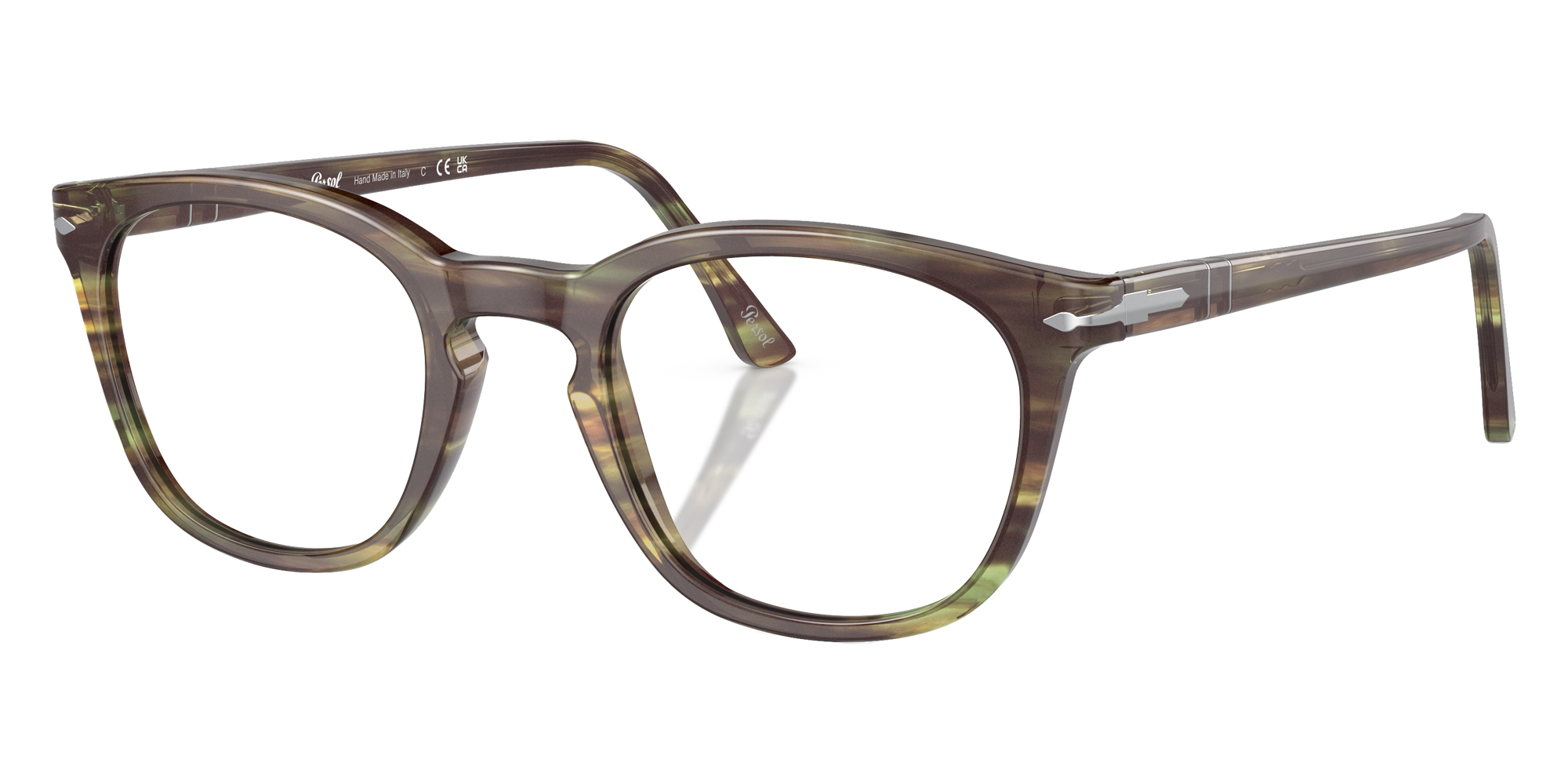 Color: Striped Green (1156) - Persol PO3258V115645