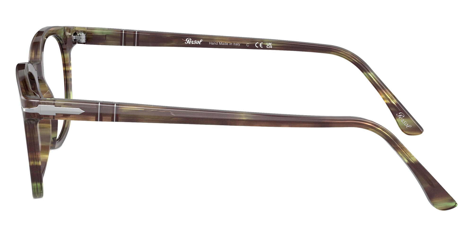 Color: Striped Green (1156) - Persol PO3258V115645