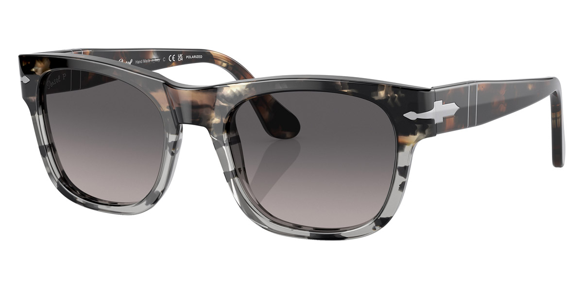 Color: Brown/Gray Cut Tortoise/Brown Tortoise (1159M3) - Persol PO3269S1159M354