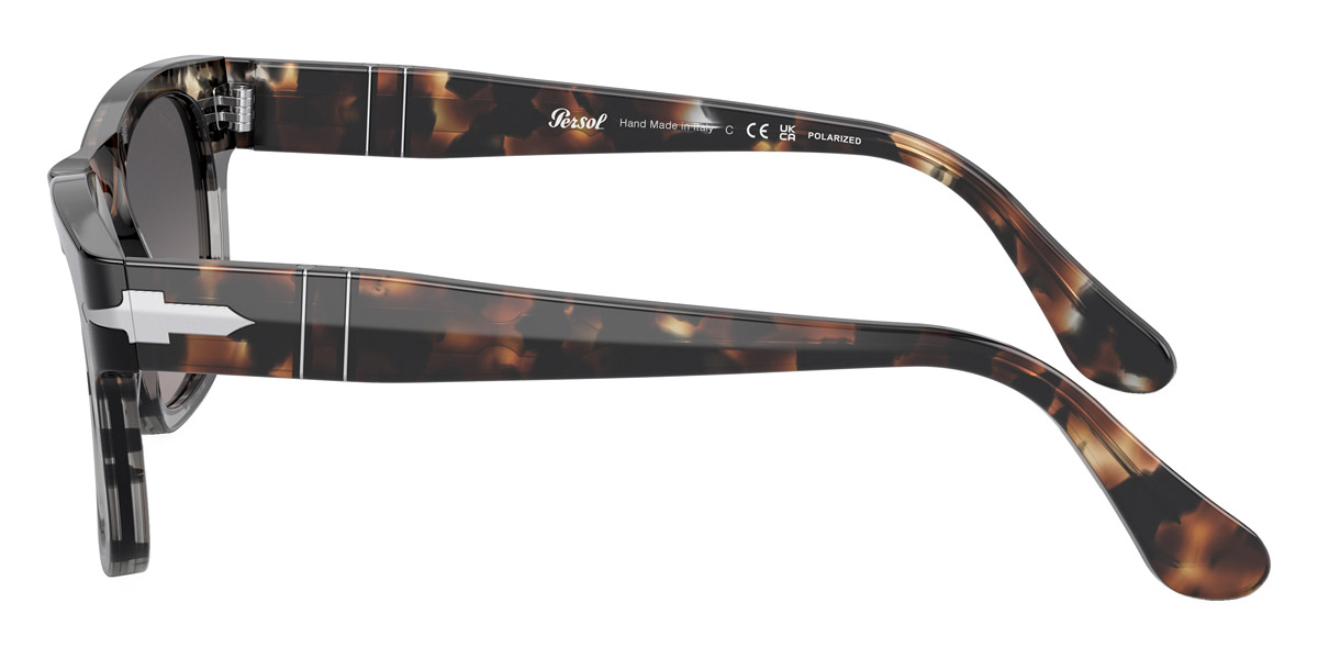 Color: Brown/Gray Cut Tortoise/Brown Tortoise (1159M3) - Persol PO3269S1159M354