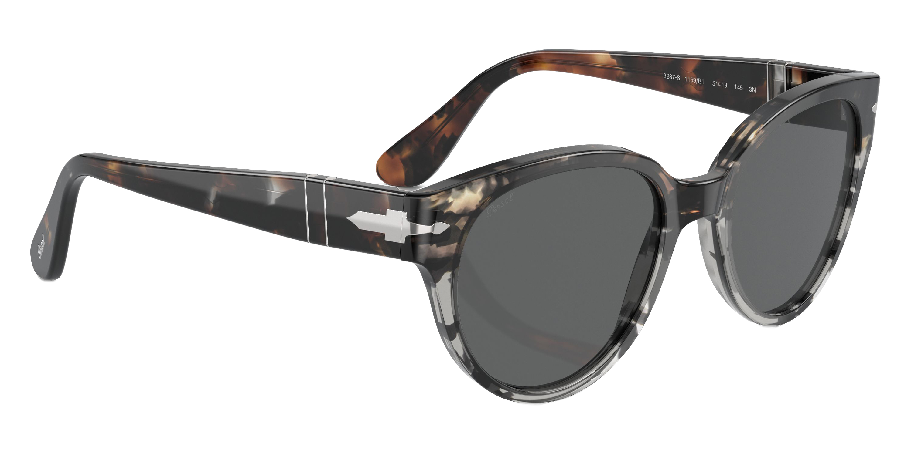 Color: Smoke Havana Dark Gradient Havana (1159B1) - Persol PO3287S1159B151