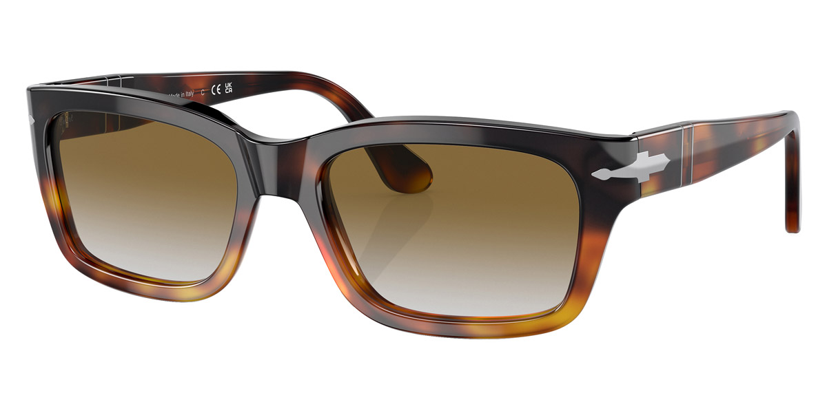 Color: Brown Cut Light Brown Tortoise/Havana Red (116051) - Persol PO3301S11605157