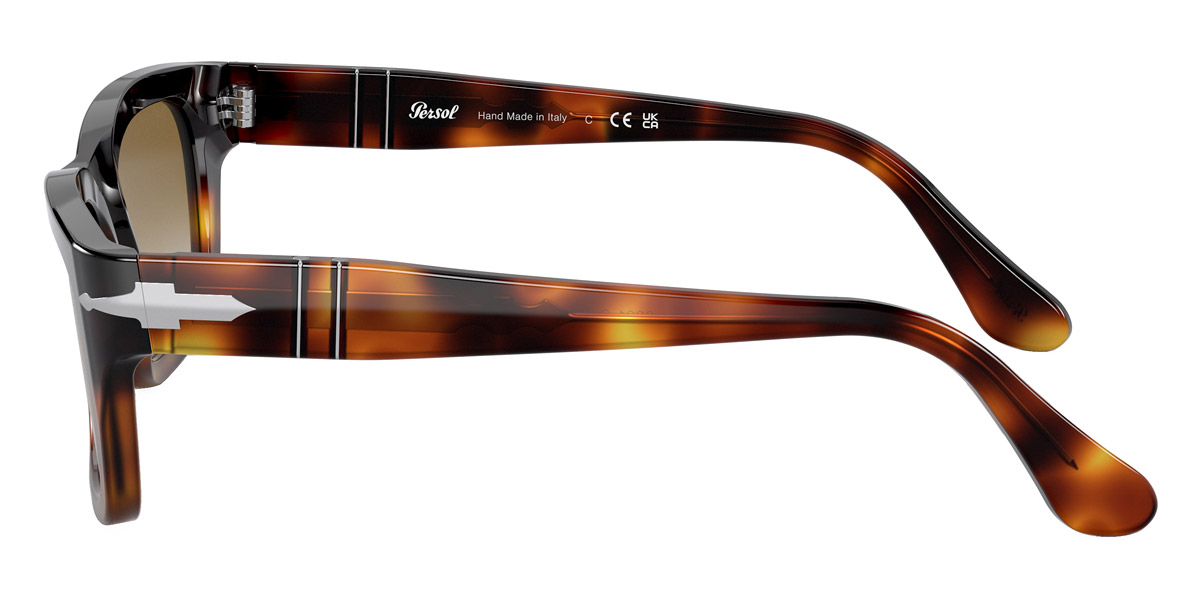 Color: Brown Cut Light Brown Tortoise/Havana Red (116051) - Persol PO3301S11605157
