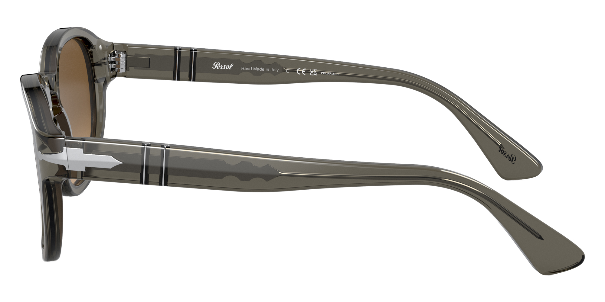 Color: Gray Taupe Transparent (1103M2) - Persol PO3304S1103M250