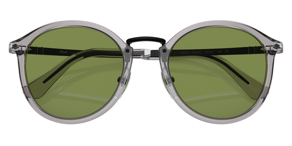 Color: Transparent Gray/Black (309/4E) - Persol PO3309S309/4E53