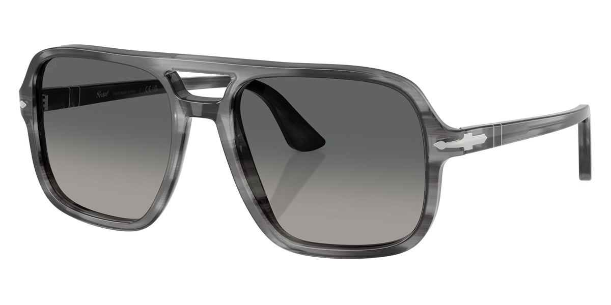 Color: Striped Gray (119271) - Persol PO3328S11927158