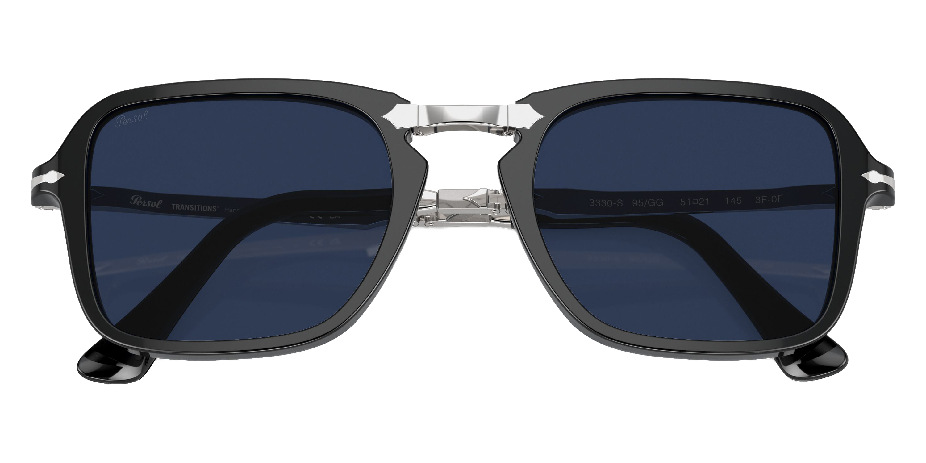 Color: Black/Silver (95/GG) - Persol PO3330S95/GG51