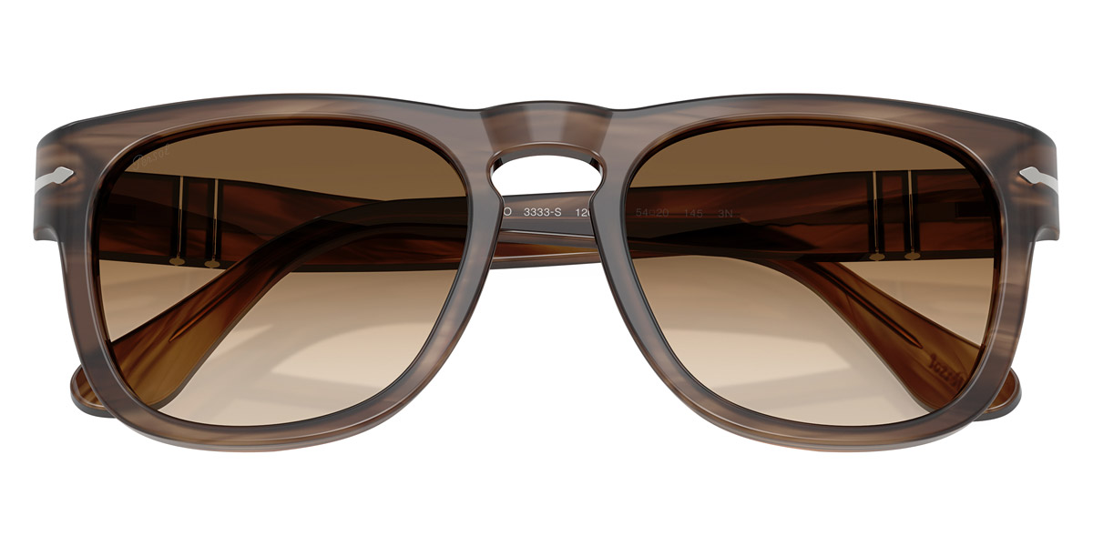 Color: Striped Brown (120851) - Persol PO3333S12085154