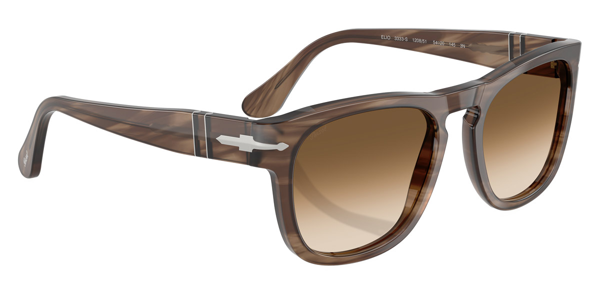 Color: Striped Brown (120851) - Persol PO3333S12085154