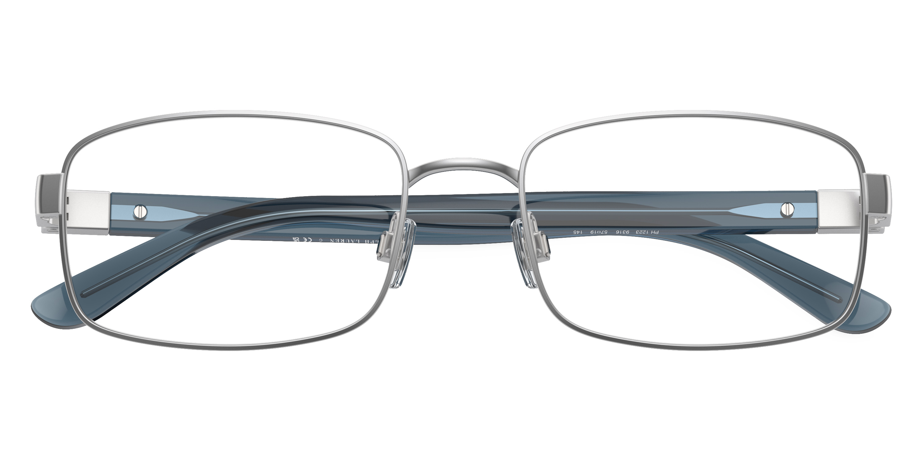 Color: Semishiny Silver/Shiny Transparent Blue (9316) - Polo PH1223931655