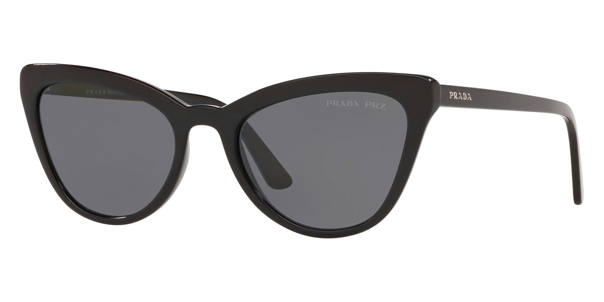 Prada™ Catwalk PR 01VS 1AB5Z1 56 Black Sunglasses