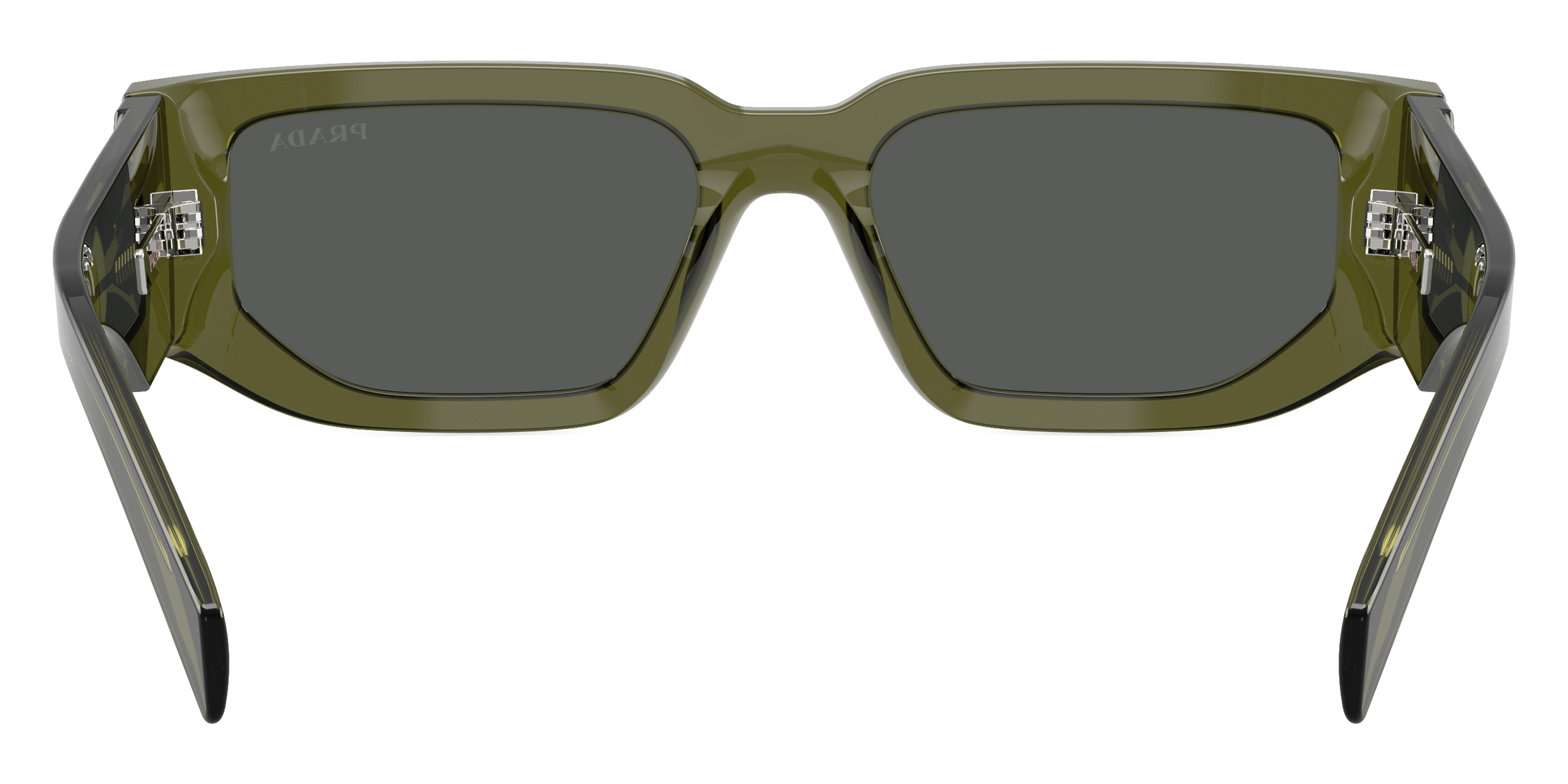Color: Transparent Military Green (25A40L) - Prada PR09ZSF25A40L55