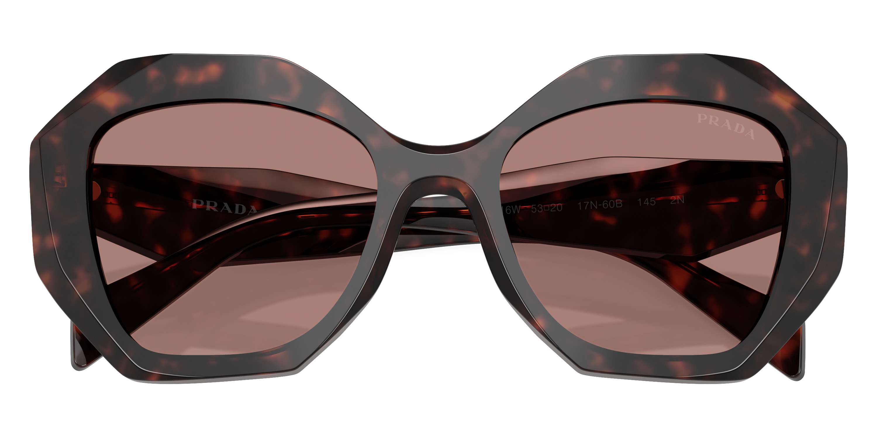 Color: Root Tortoise (17N60B) - Prada PR16WS17N60B53