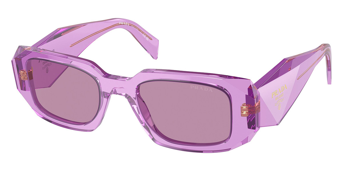 Color: Transparent Amethyst (13R07Q) - Prada PR17WS13R07Q49