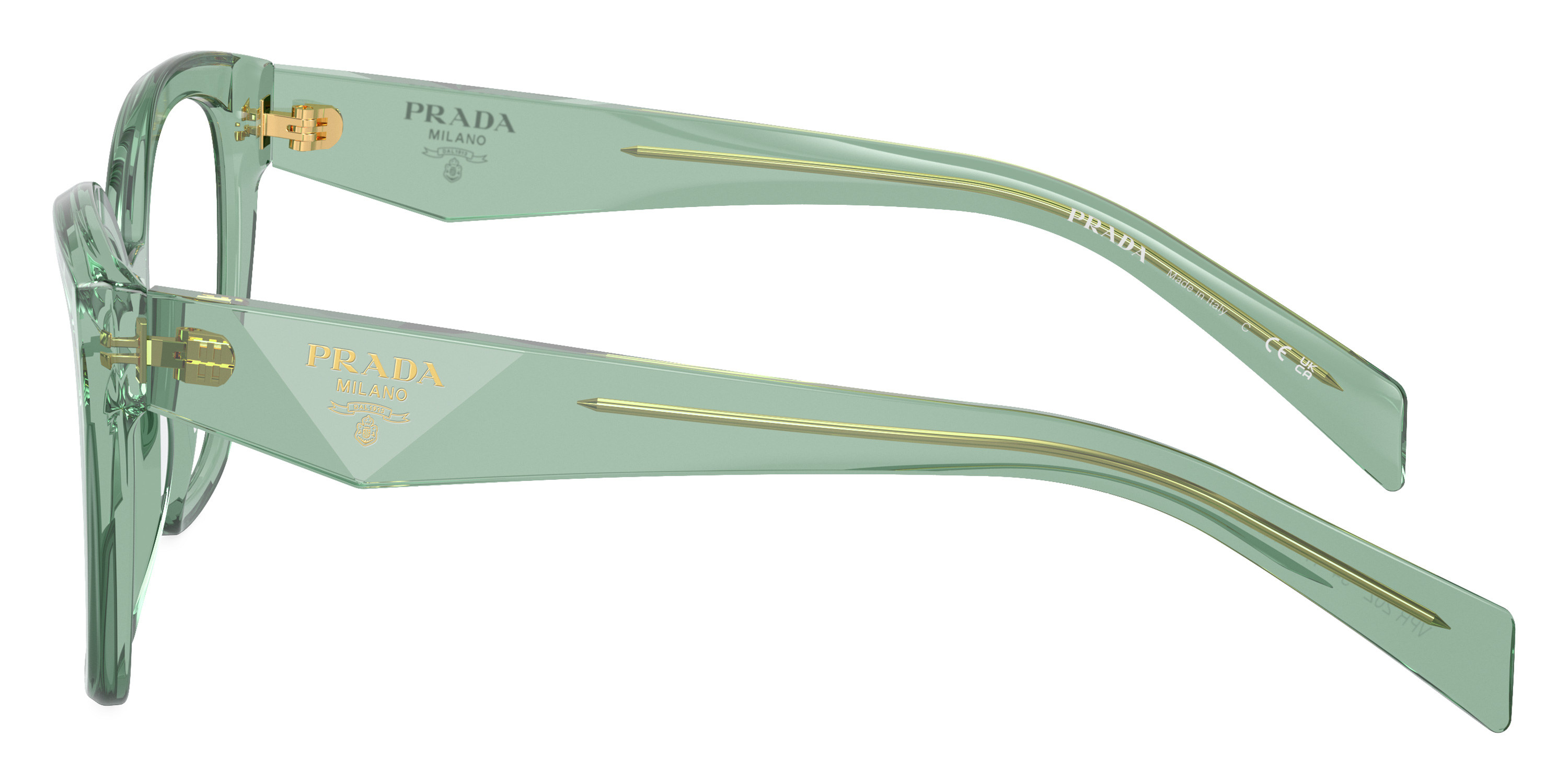 Color: Transparent Sage/Salvia Trasparent (11R1O1) - Prada PR20ZV11R1O154