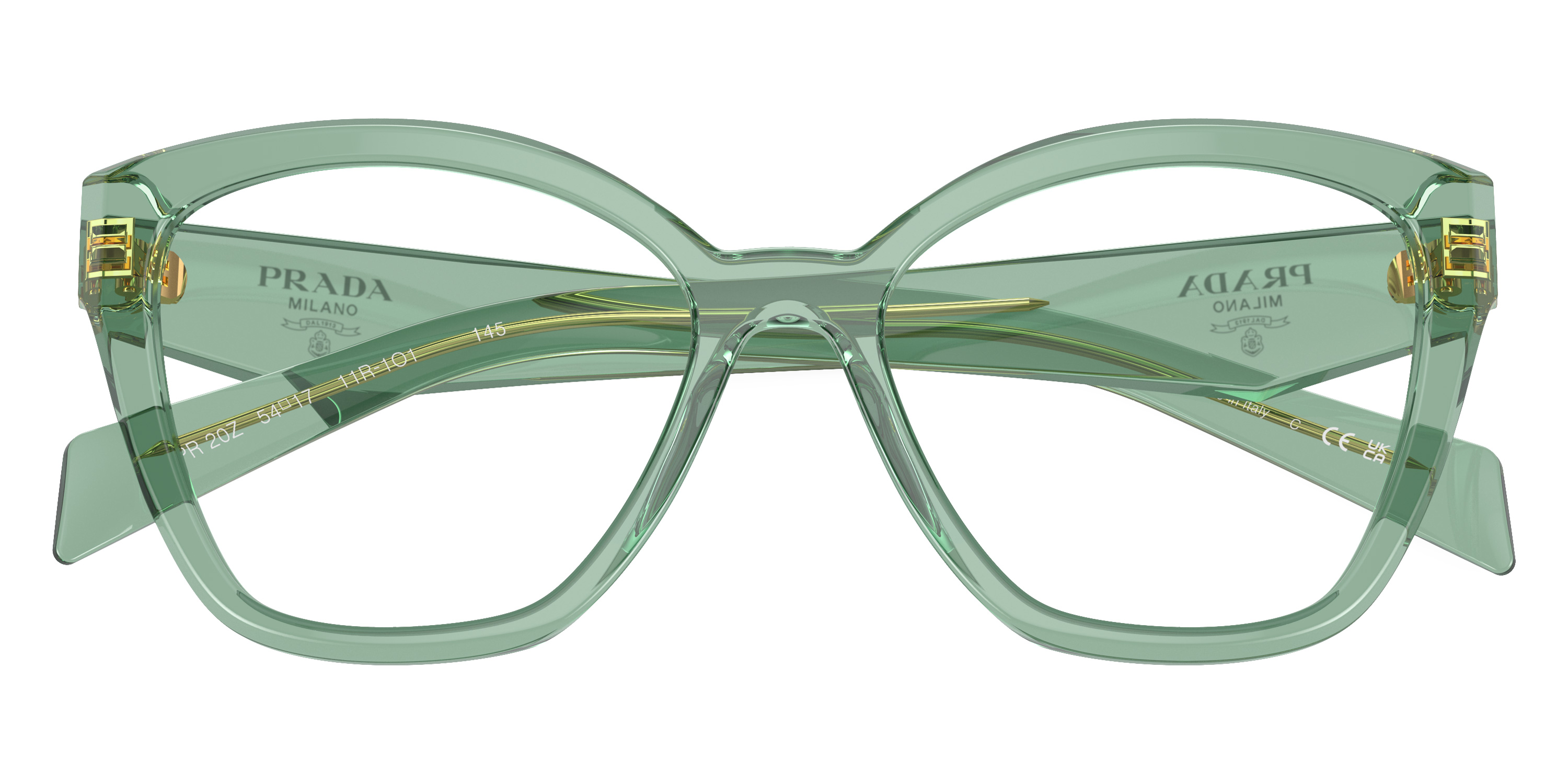 Color: Transparent Sage/Salvia Trasparent (11R1O1) - Prada PR20ZV11R1O154