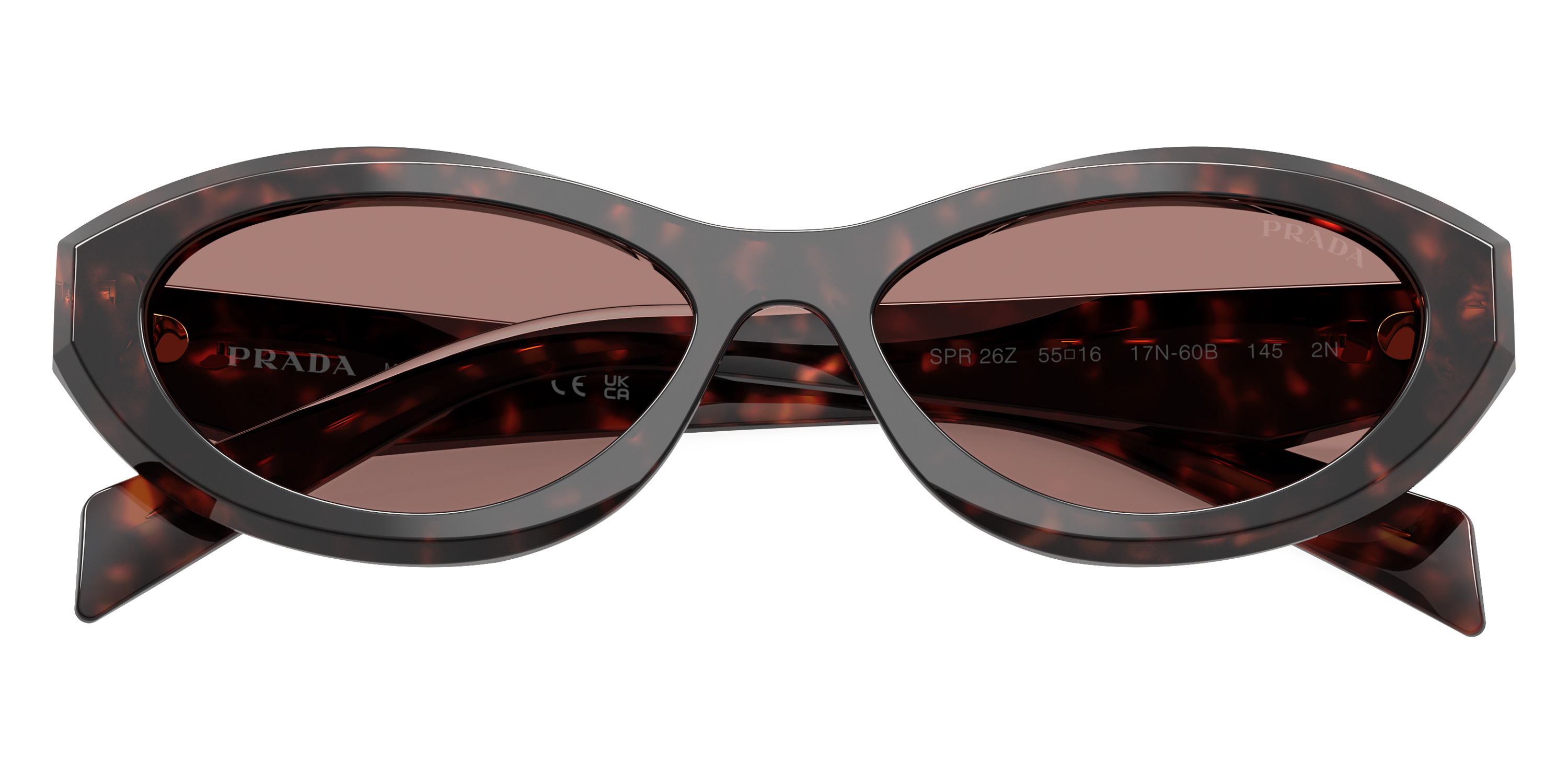 Color: Root Tortoise (17N60B) - Prada PR26ZS17N60B55