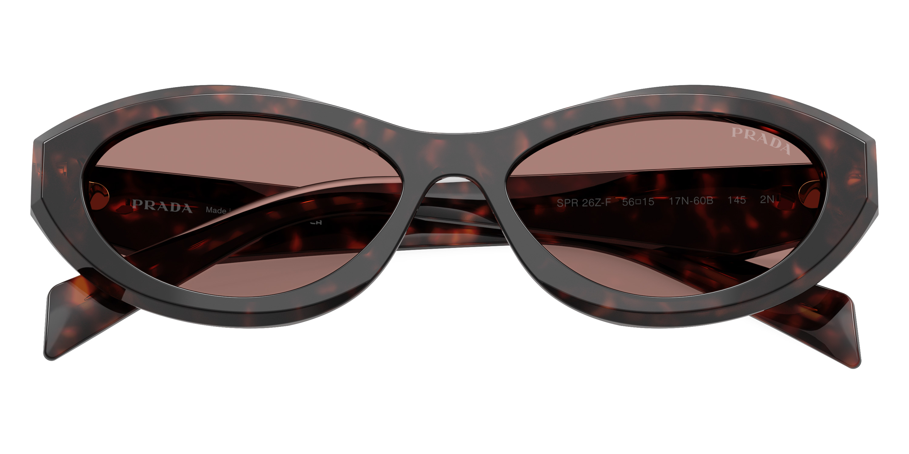 Prada Symbole PR 26ZSF Irregular Sunglasses | EyeOns.com