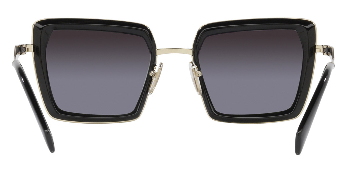 Prada™ PR 55ZS AAV09S 52 Black/Pale Gold Sunglasses