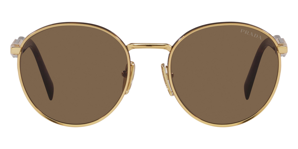 Prada™ PR 56ZS 10F06B 54 Gold Sunglasses
