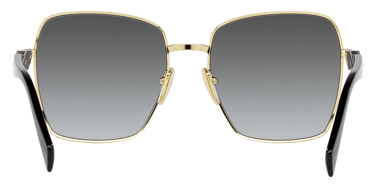 Prada™ PR 64ZS ZVN5W1 57 Pale Gold and Black Sunglasses