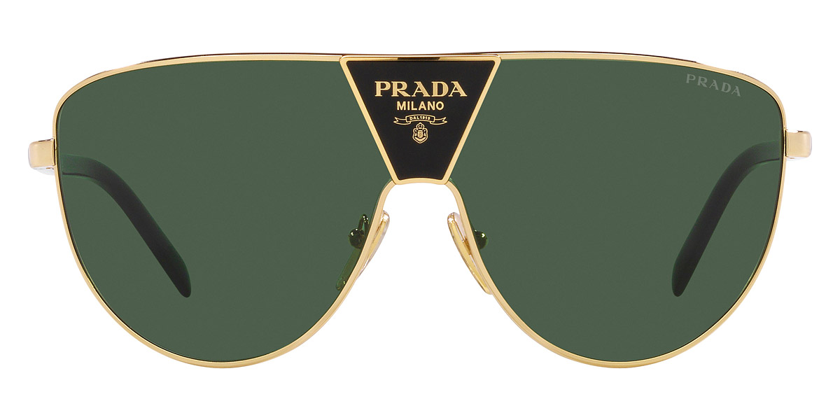 Prada™ PR 69ZS 5AK05V 137 Gold and Black Sunglasses