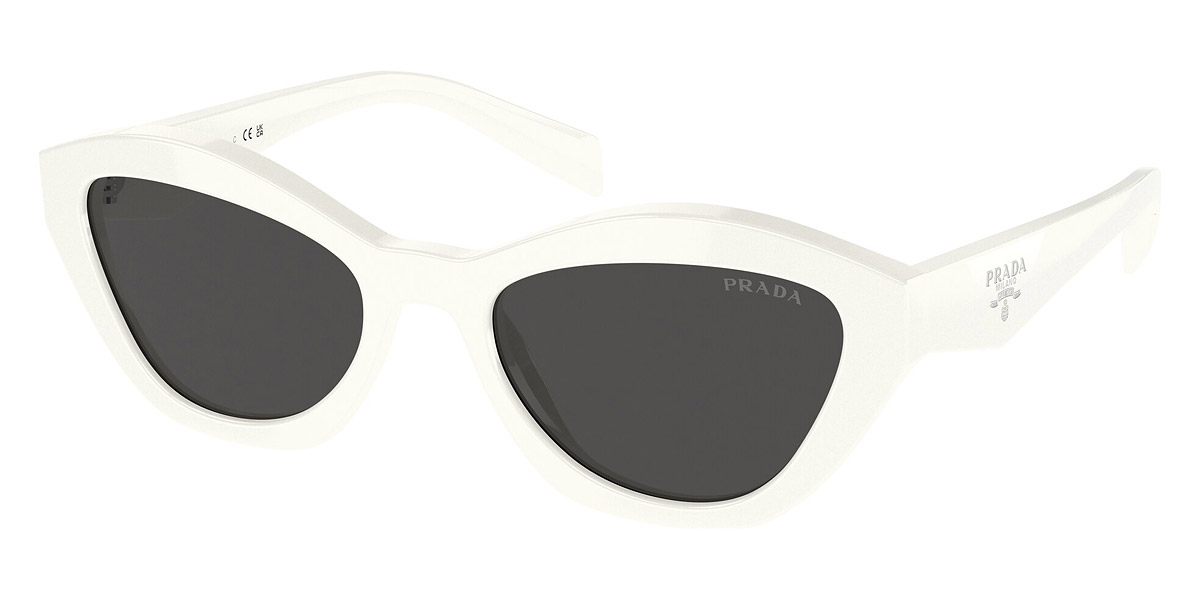 Prada™ PR A02SF 17K08Z 55 White Sunglasses