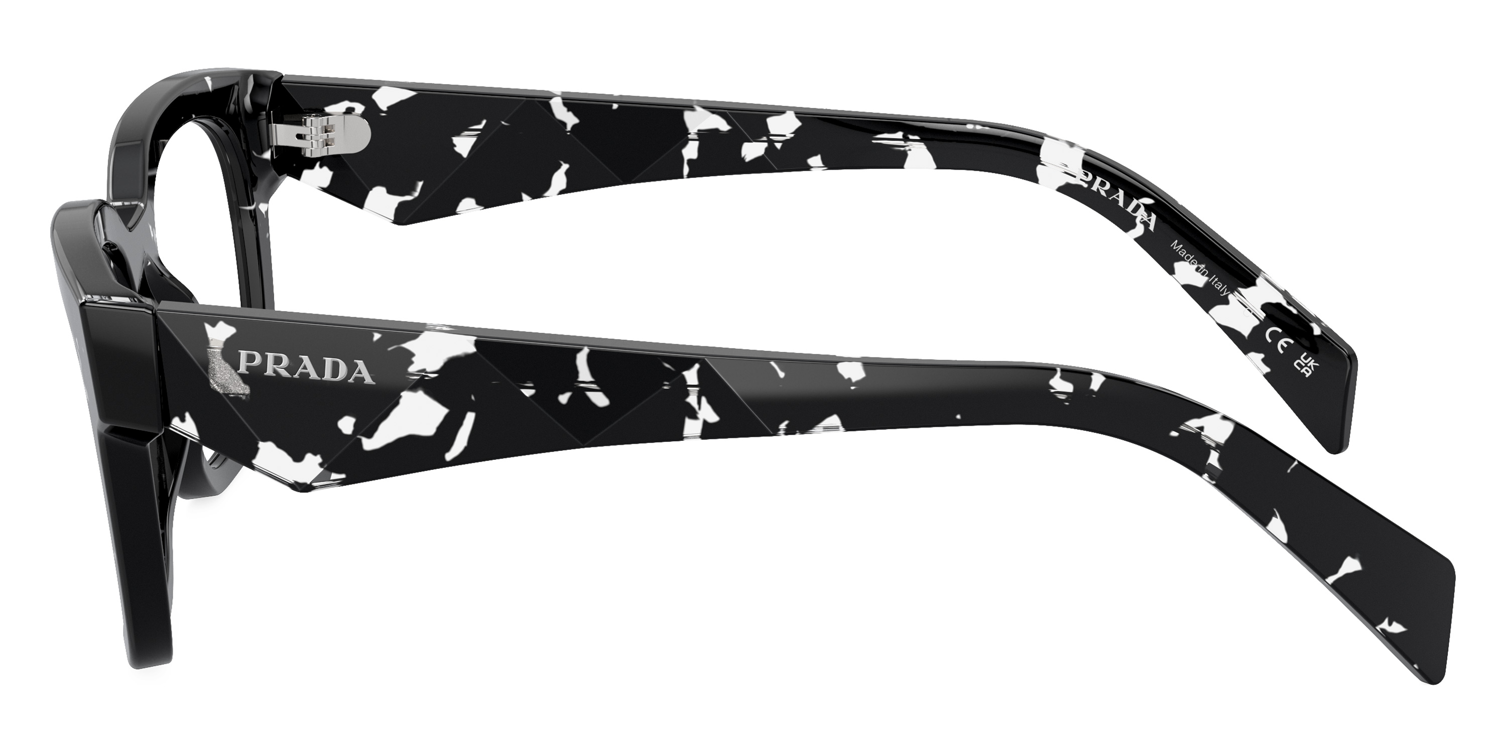 Color: Havana Black Transparent (15O1O1) - Prada PRA10V15O1O153