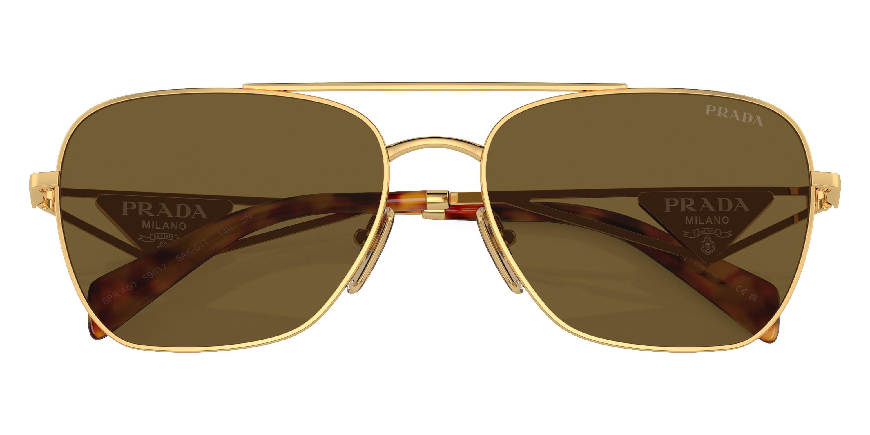 Color: Gold (5AK01T) - Prada PRA50S5AK01T59