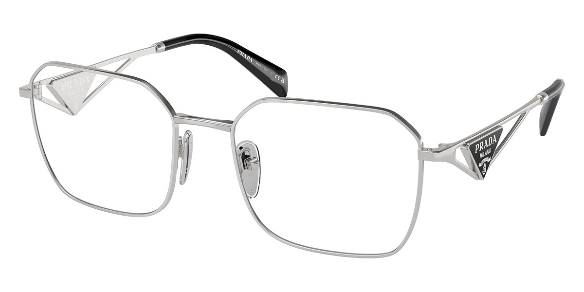 Color: Silver (1BC1O1) - Prada PRA51V1BC1O155