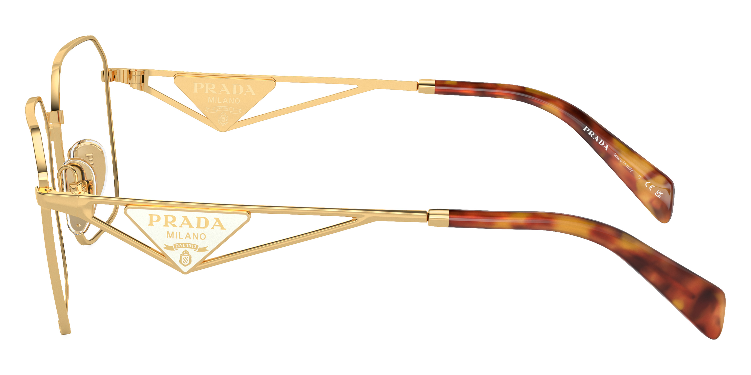 Color: Gold (5AK1O1) - Prada PRA51V5AK1O155