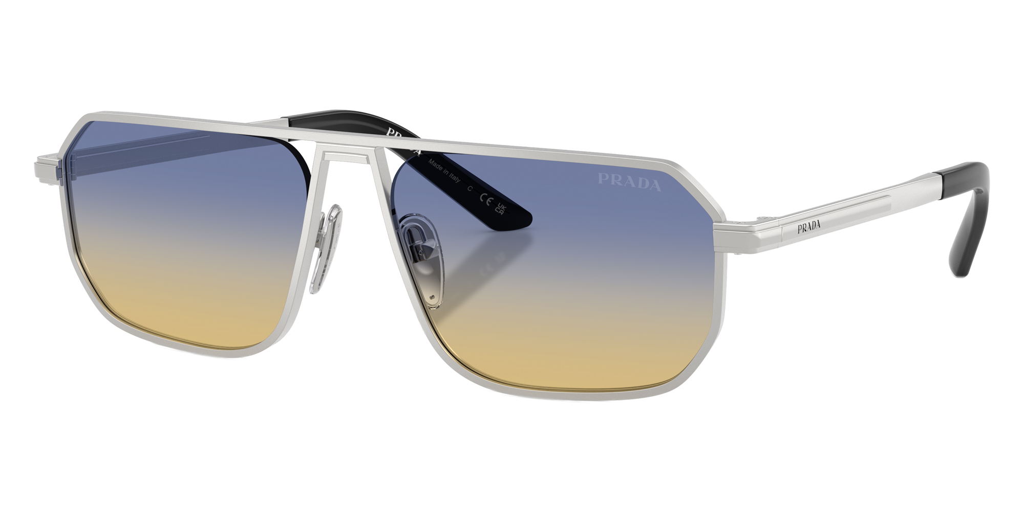 Color: Matte Silver (27506Z) - Prada PRA53S27506Z59