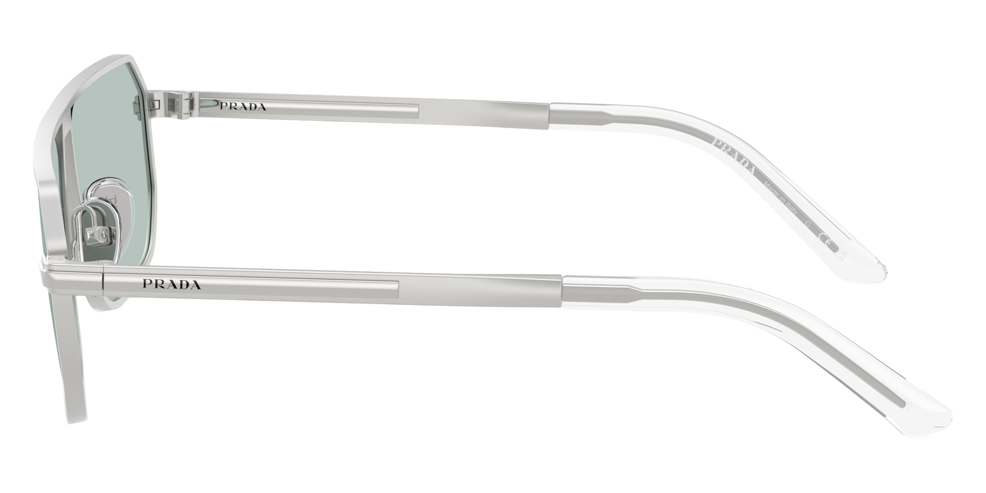 Color: Matte Silver (27540N) - Prada PRA53S27540N59