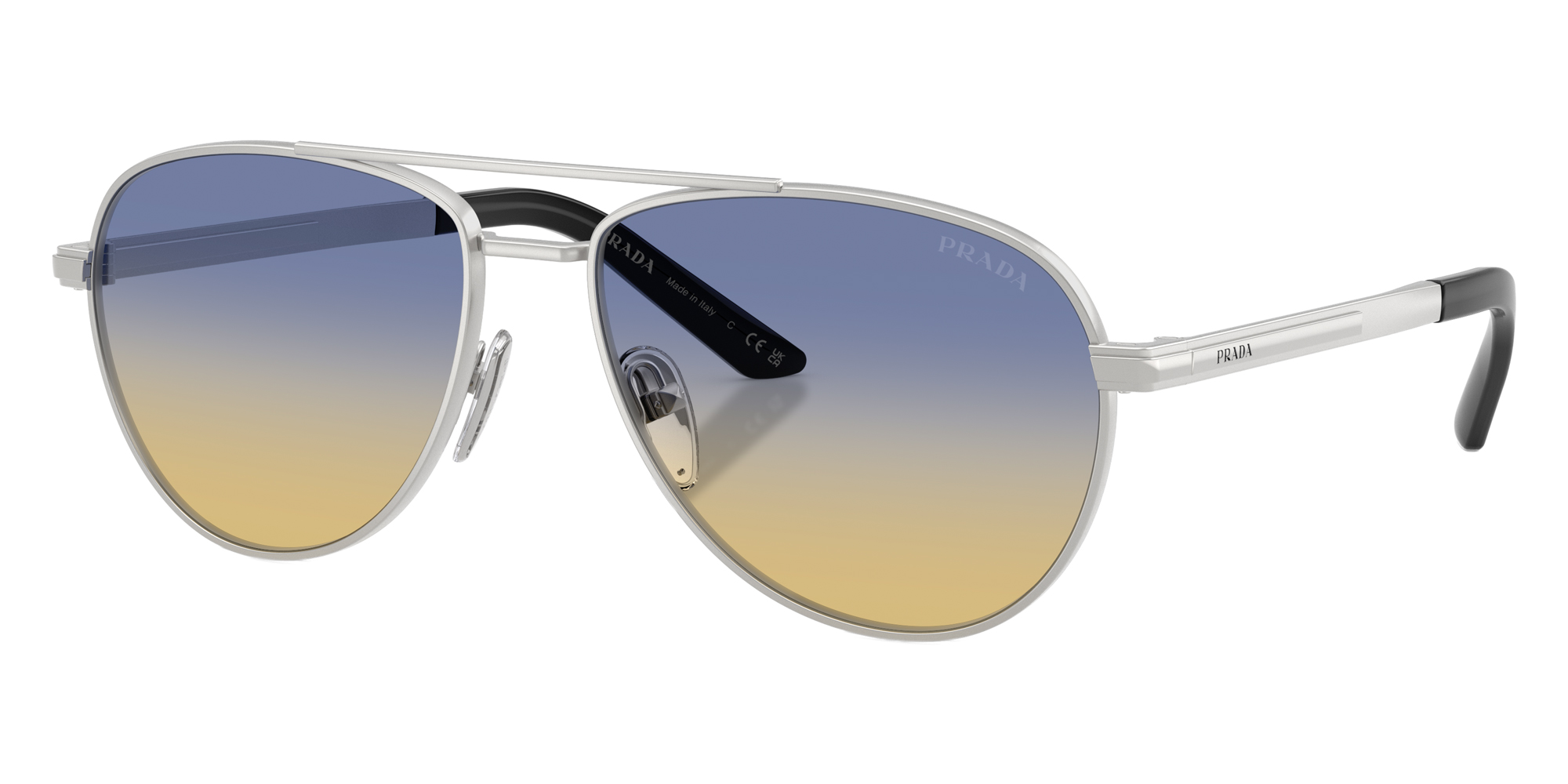 Color: Matte Silver (27506Z) - Prada PRA54S27506Z60