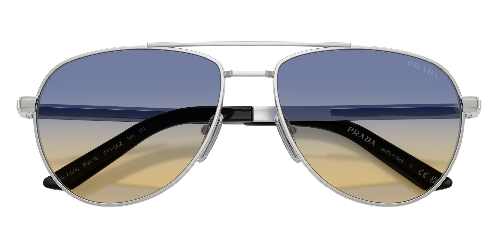 Color: Matte Silver (27506Z) - Prada PRA54S27506Z60