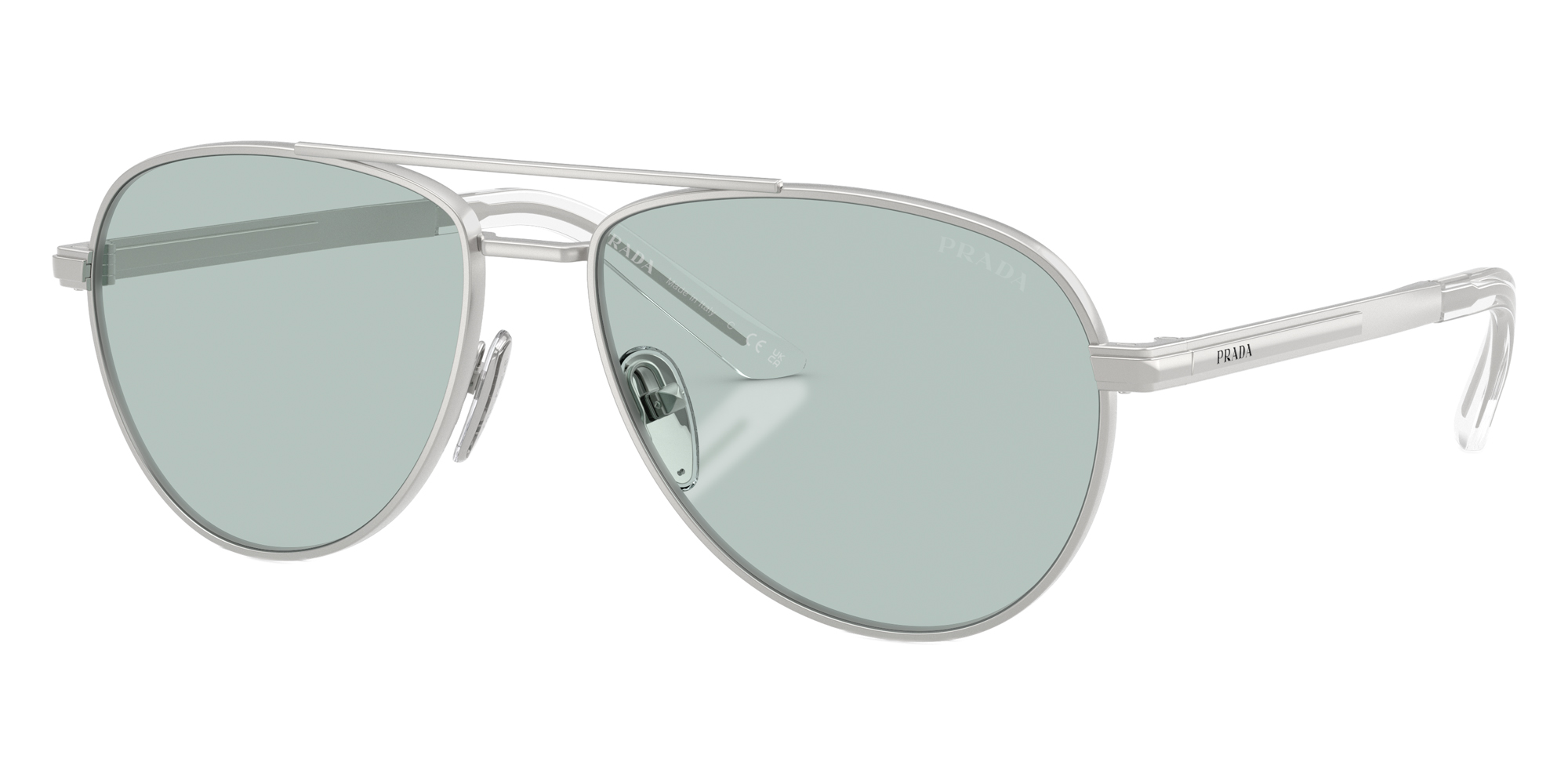 Color: Matte Silver (27540N) - Prada PRA54S27540N60