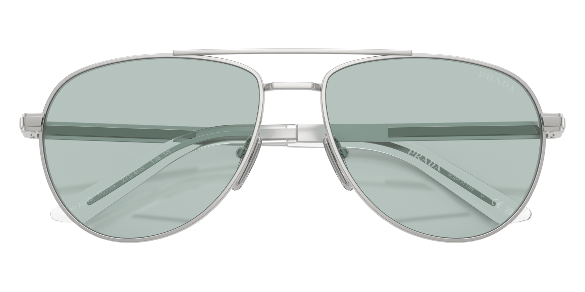 Color: Matte Silver (27540N) - Prada PRA54S27540N60