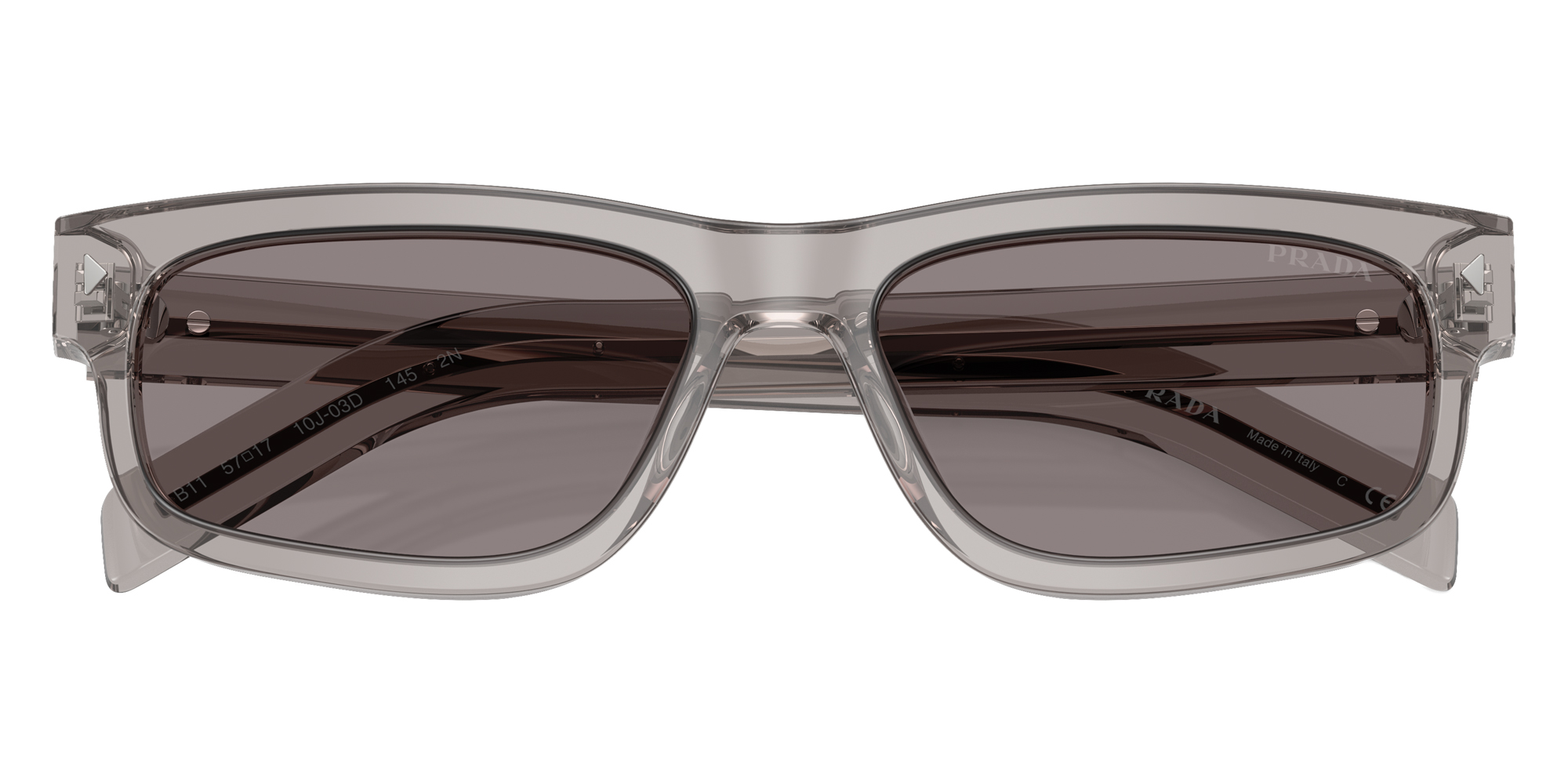 Color: Hematite (10J03D) - Prada PRB11S10J03D57